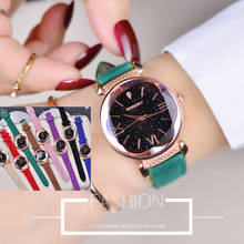 Luxury Women Bracelet Watch Fashion Women Dress Fashion Womens Ladies Watches Geneva Leather Band Analog Quartz Wrist Watch 2019 2024 - buy cheap