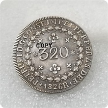 1826 Бразилия 320 рейс имитация монеты 2024 - купить недорого
