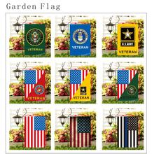 KAFNIK-banderas de jardín de 30x45CM, Bandera de jardín de Estados Unidos y América, bandera decorativa para exteriores, envío gratis 2024 - compra barato