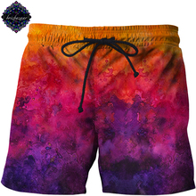 Sunriseacuarela-pantalones cortos de playa para hombre, de BrizbazaarArt, de tablero impreso, Harajuku, rápido, vacío 2024 - compra barato