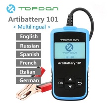 Original TOPDON AB101 ArtiBattery 101 12V Car Battery Tester Car Digital Battery Analyzer Cranking Test 2024 - buy cheap
