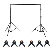 3x2m Photography Background Backdrop Light Stand Support Studio Kit w/ Clamp 2024 - buy cheap