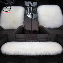 KAWOSEN Fiber Faux Fur Car Seat Cover, Universal Long Artificial Fur Car Seats Covers, Winter Warm Car Seat Cushion LFFS01 2024 - buy cheap