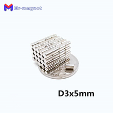 50pcs 3 x 5 mm magnet Bulk Small Round Neodymium Magnets Dia 3 x 5mm N35 Super Powerful Strong Rare Earth NdFeB Magnet D3*5 3x5 2024 - buy cheap