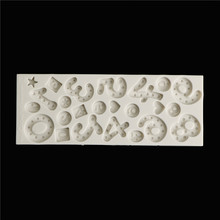 0-9 silicona Digital Fondant pastel moldes de Chocolate gelatina, masa de arcilla de caramelo decoración de magdalenas herramientas de horneado de cocina 2024 - compra barato