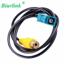 Biurlink Fakra Reversing AV-IN Camera Video Connection RCA Cable Parking Adapter for Mercedes Benz for Ford 2024 - buy cheap