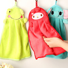 Hand Dry Towel Cute Animal Microfiber Cartoon Absorbent Hand Dry Towel Lovely Towel for Kitchen Bathroom Use 5ZCF142 2024 - buy cheap