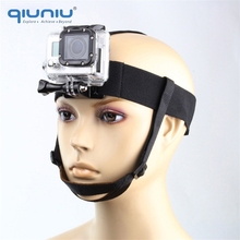 QIUNIU Head Strap Belt Harness Mount with Chin Strap for GoPro Hero 6 5 4 3+ 3 2 for SJCAM for Xiaomi Yi For GoPro Accessories 2024 - buy cheap