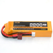 TCB RC Bateria Lipo 11.1 v 2200 mAh 25C 3 S para RC Barco Carro Helicóptero Quadcopter brinquedos de controle remoto batteria Li-Polímero 2024 - compre barato