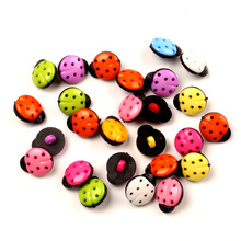 100Pcs Mixed Ladybug Acrylic Sewing Buttons For Clothing Flatback Cabochon Scrapbooking Crafts Decoration Diy Accessories 2024 - buy cheap