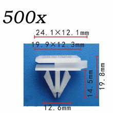 Set of 500PCS Rocker Moulding Clip Plastic Retainer 10323057 A20607 For Chevrolet Cobalt Impala Cadillac CTS Pontiac G5 G6 2024 - buy cheap