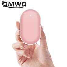 5200mAh USB Rechargeable Hand Warmer Double-side heating Pocket Hand warmer Power Bank Thermostat Temperature 5V Long-Life Mini 2024 - buy cheap