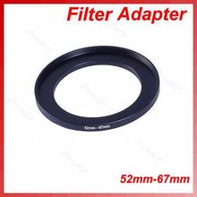 1Pc Metal 52mm-67mm Step Up Filter Ring 52-67 mm 52 to 67 Stepping Adapter 2024 - buy cheap