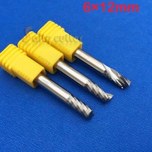 2Pcs AAA Spiral Cutter 6mm CNC Router Bits Single Flute Acrylic Wood Acrylic Drill 12mm CEL  Free Shipping 2024 - buy cheap