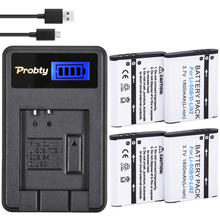 PROBTY 4Pcs Li-50B Li 50B Li50B Battery + LCD USB Charger For Olympus Mju 1020 SP-800UZ Stylus 1010 u 1010 1020 Ricoh CX3 CX4 2024 - buy cheap