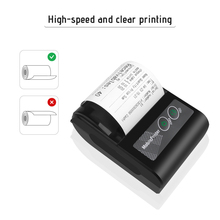 Kebidumei-Mini impresora térmica con Bluetooth, dispositivo de impresión portátil de bolsillo, con entrada de recibos, USB, inalámbrico, Android IOS de Windows con enchufe de la UE/EE. UU. 2024 - compra barato