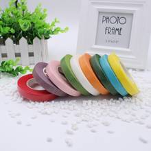 New 1pcs Paper Garland Tape Artificial Flower Fixed Supplies For Wedding Decoration DIY Wreath Flores Garland Supplies Tape Glue 2024 - buy cheap