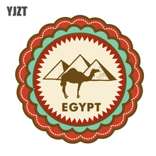 YJZT-pegatina de PVC para motocicleta y coche, 13CM x 13CM, Egipto, El País de los Estados Unidos, Ciudad Mundial, pirámide de viaje, 11-00434 2024 - compra barato