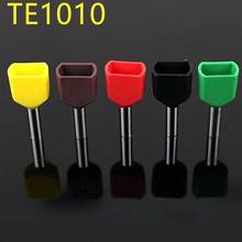 100PCS TE1010 double pre insulated pipe end cold press terminal crimping nose needle 2024 - buy cheap