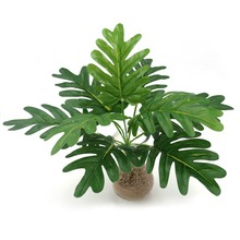 Plastic Fake Plant Spring Rain Leaves Artificial Plant Flowers for Wedding Home Party Decoration Leaves Simulation Plant 2024 - buy cheap