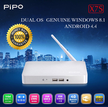 2015 PIPO X7S Original MINI PC Dual OS Windows 8.1 or 10 and Android 4.4 Intel Baytrail T Z3736F Android Mini PC New PiPo X7 2024 - buy cheap
