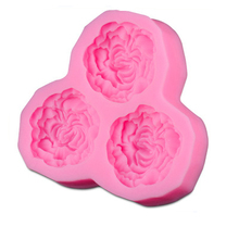 3D Silicone 3 Sizes Rose Shaped Baking Mold Fondant Cake Tool Chocolate Candy Cookies Pastry Soap Moulds D031 2024 - buy cheap