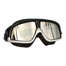 Крутые силиконовые очки для плавания с Большой рамкой, удобные очки для плавания, противотуманные УФ-очки для мужчин и женщин, водонепроницаемые очки 2024 - купить недорого