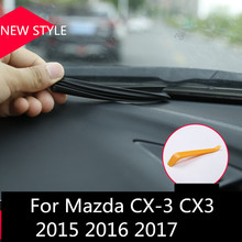 Sello de goma del coche aislamiento acústico Weatherstrip Trim aislamiento del ruido tira de sellado del coche para Mazda CX-3 CX3 2015 2016 2017 2024 - compra barato