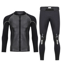 2.5mm Men Neoprene Wetsuits Long Sleeve Surfing Diving Suits 2 Pcs/set Swimwear Sport Scuba Swimsuits Jumpsuit Fishing Clothing 2024 - buy cheap