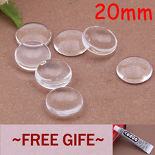 40pcs/lot Clear Round Cabochon Glass Dome Tile Seals 20mm For Photo Craft Jewelry Make,glass cabochon 20mm 2024 - buy cheap
