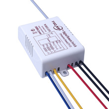 Interruptor com controle remoto sem fio 2/3 v-220v, módulo transmissor e receptor de relé para luz de lâmpada 2024 - compre barato