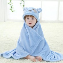 Toalha de banho com capuz de animal, toalha fofa para crianças com cobertor de bebê 2024 - compre barato