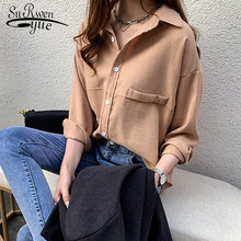 Plus size  M-4XL women blouse 2019 spring women's clothing chiffon shirt  long sleeve womens tops and blouses blusas 2157 50 2024 - buy cheap