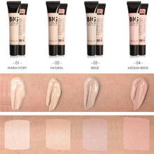 FOCALLURE Full Cover 4 Colors Liquid Concealer Eye Dark Circles Cream Face Corrector Waterproof Liquid Foundation Make Up Base 2024 - buy cheap