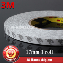 1 Roll 17mm*50M 3M 9080 Double Sides Sticky Tape for Electrical Name Plate Screen Control Panel Bond, Common Using #817 2024 - buy cheap
