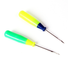2Pcs Steel Stitcher Sewing Awl Shoes&bags Hole Hook DIY Handmade Leather Tool Plastic Handle Cone Needle Shoe Repair Needles 2024 - buy cheap