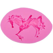 Big horse fondant 3D silicone decoration mold DIY Cake Decorating Tools cooking Baking mould F0529 2024 - buy cheap