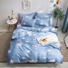 Cartoon Cloud Duvet Cover 3/4 pcs Bedding Set Adult Kids Child Soft Skin Bed Linen Single Full Double Queen King Size bedclothes 2024 - buy cheap