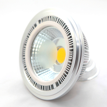 Lâmpada led de alta potência, 15w, cob ar111, regulável, gu10 g53, base ac110v, 220v/dc12v, qr111, es111, frete grátis 2024 - compre barato