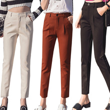 Harem Pants Women 2019 Spring High Waist Ankle-length Female Trousers Pantalon Femme S~XL OL Slim Casual Woman Pencil Pants 2024 - buy cheap
