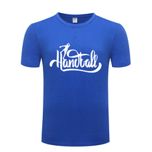 Мужская хлопковая футболка с принтом ручной работы, футболка с коротким рукавом и круглым вырезом, модная крутая футболка для фитнеса, Homme Camisetas Hombre 2024 - купить недорого