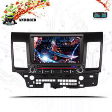 8" Android 9.0 4+64G 8Core 1024*600 Car DVD GPS player for Mitsubishi Lancer 10 EVO Stereo Auto Radio Head unit Multimedia 2024 - buy cheap