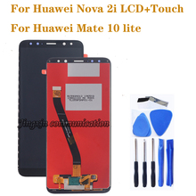 Оригинальный ЖК-дисплей 5,9 дюйма для Huawei Nova 2i, ЖК-монитор + дигитайзер сенсорного экрана в сборе для huawei mate 10 lite, комплект для ремонта ЖК-дисплея 2024 - купить недорого