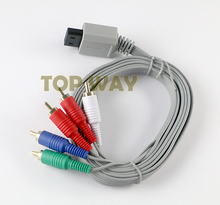 Cable adaptador para consola Nintendo Wii, componente de 1,8 m, 1080P HDTV AV Audio 5RCA, 5 unids/lote 2024 - compra barato