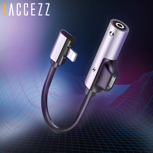 ! ACCEZZ AUX адаптер для Apple iphone X 8 7 Plus XS MAX XR Быстрая зарядка прослушивание 3,5 мм разъем для наушников сплиттер кабель 2022 - купить недорого