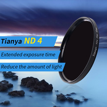 tianya ND4 filter glass Filter 67 77mm ND0.6 neutral density ND filter 37 40.5 46 49 52 58 62 72 82mm glass ND filter 2024 - buy cheap