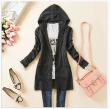 New Arrival  Spring and Autumn Women Sweaters Hooded Cardigans Women's Kintwear 2024 - buy cheap