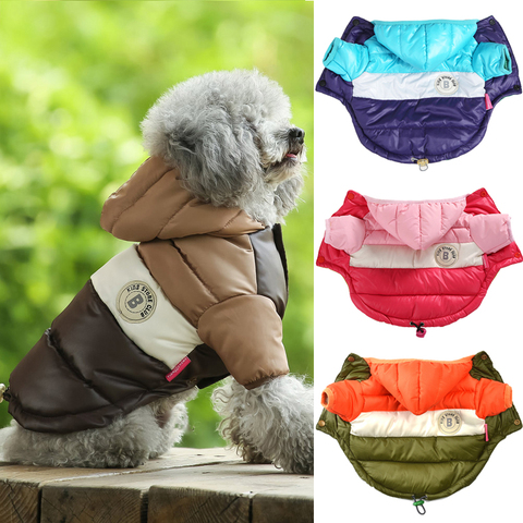 Winter Pet Clothes For Dogs Puppy Pet Warm Down Jacket Waterproof Coat For Small Medium Dogs Chihuahua French Bulldog Clothing 2022 - купить недорого