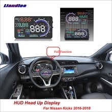 Liandlee Car HUD Head Up Display For Nissan Kicks 2016-2018 Safe Driving Screen OBD Speedometer Projector Windshield 2024 - buy cheap