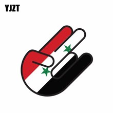 YJZT 11.8CM*7.8CM Accessories Syria Flag Shocker Creative SY Decal Car Sticker 6-1069 2024 - buy cheap